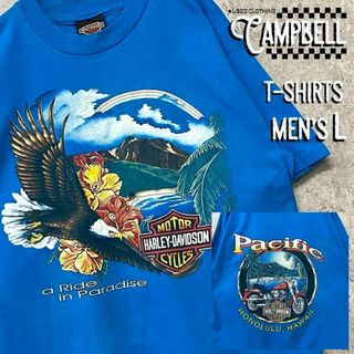 ハーレーダビッドソン(Harley Davidson)の【激レア☆メキシコ製90s】ハーレーダビッドソン 両面プリントTシャツ メンズL(Tシャツ/カットソー(半袖/袖なし))