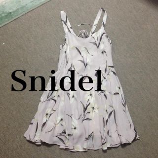 スナイデル(SNIDEL)の新品♡Snideiワンピ♡(ミニワンピース)