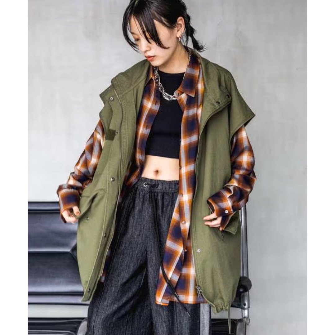 JEANASIS - JEANASIS ソデ2WAY M-65の通販 by _pipipi's shop JEANASIS - JEANASIS ソデ2WAY M-65の通販 by _pipipi's shop
