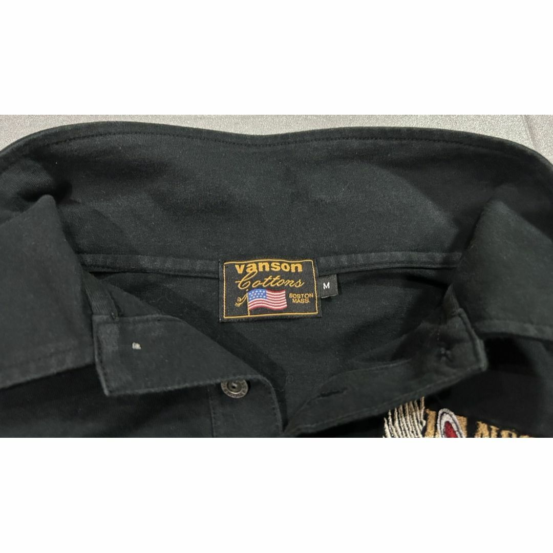 VANSON - *VANSON×デスラビット 刺繍 フェイクレイヤード 半袖 VANSON - *VANSON×デスラビット 刺繍 フェイクレイヤード 半袖