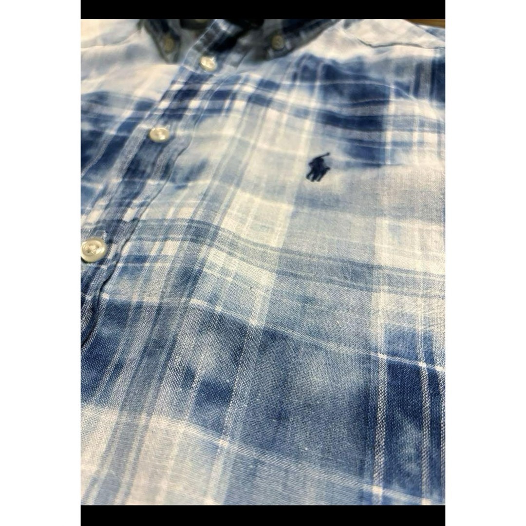 Ralph Lauren - 【最高級 リネンシャツ】 ラルフローレン 半袖