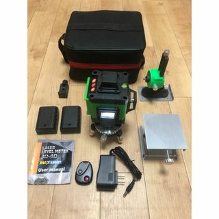 16ライングリーン レーザー 墨出し器墨だし器 墨出器測定器4D墨出し機水平器(工具/メンテナンス)