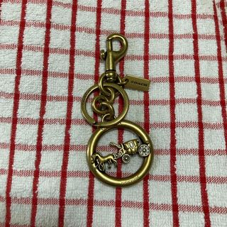 コーチ(COACH)のコーチ COACH キーホルダー キーリング ホースキャリッジ 32227GLD(キーホルダー)
