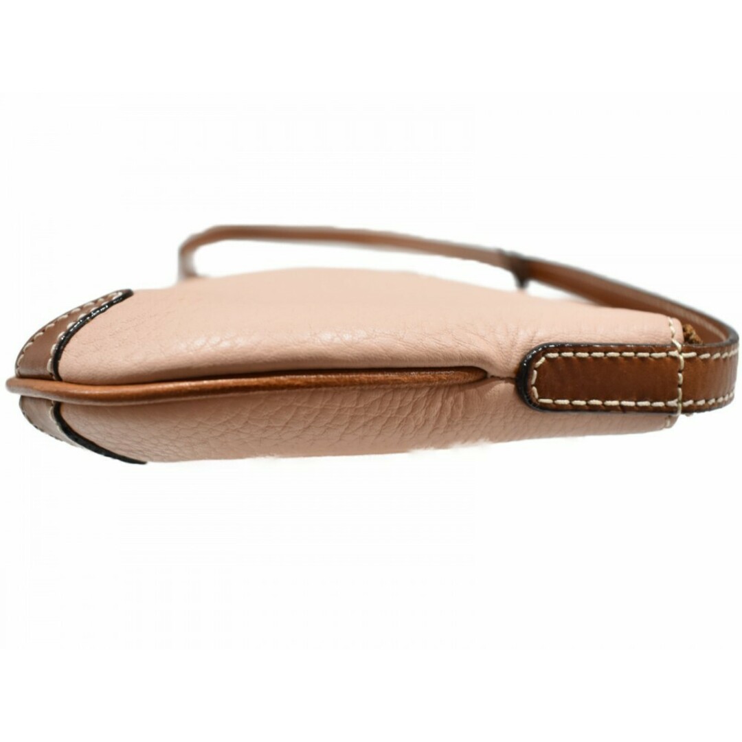 AIGNER アイグナー レザーミニショルダーバッグ 肩掛け ピンク AIGNER アイグナー レザーミニショルダーバッグ 肩掛け ピンク