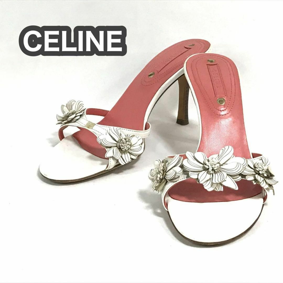 CELINE - CELINE サンダル 美品 セリーヌ 靴 レディース 23cm CELINE - CELINE サンダル 美品 セリーヌ 靴 レディース 23cm