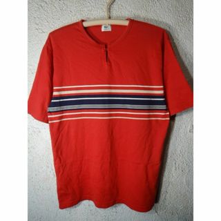 ラコステ(LACOSTE)の9264　ラコステ　日本製　日登美　文字ワニ　ボーダー　デザイン　tシャツ　(Tシャツ/カットソー(半袖/袖なし))