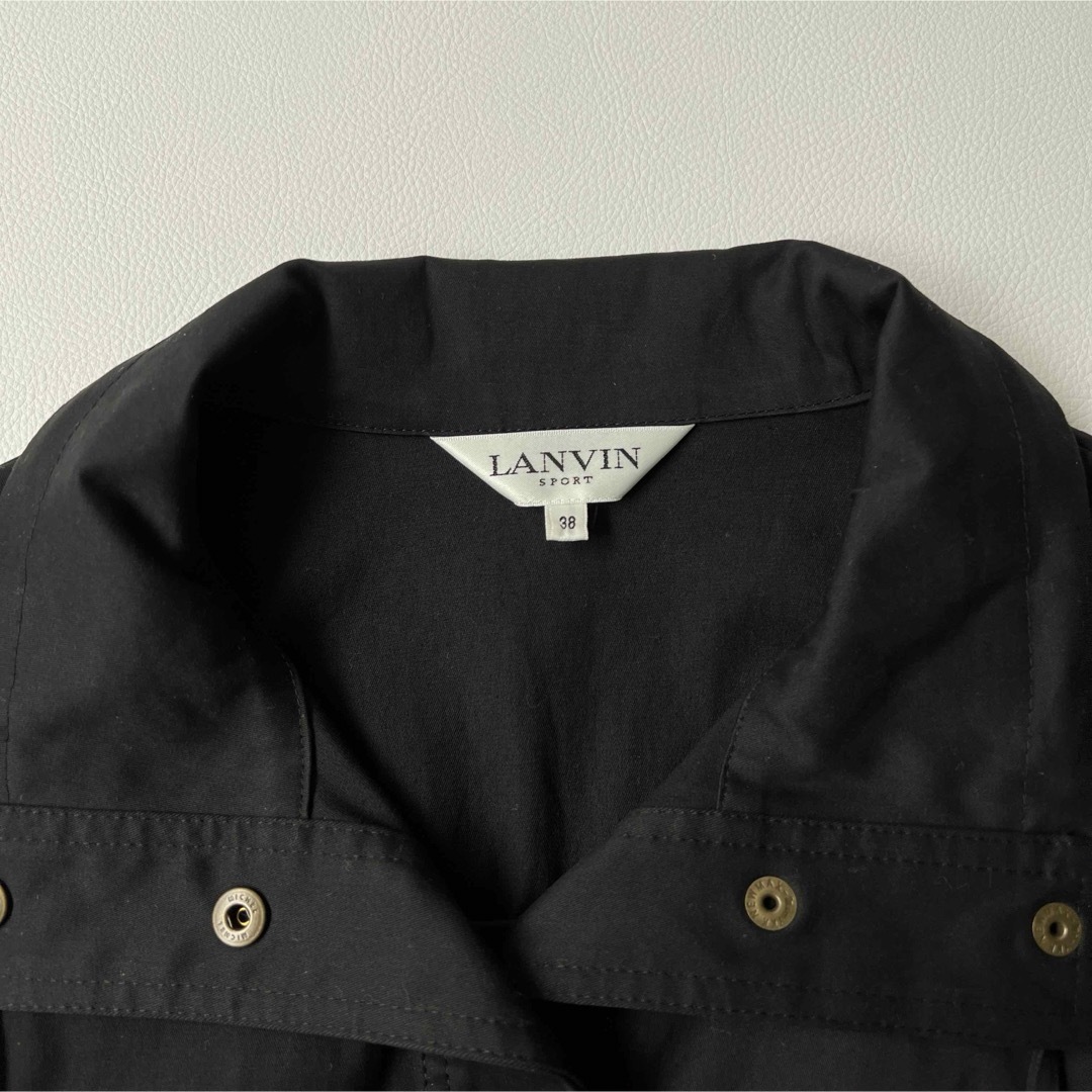 良品 LANVIN ランバン ブルゾン ジャケット アウター ブラック