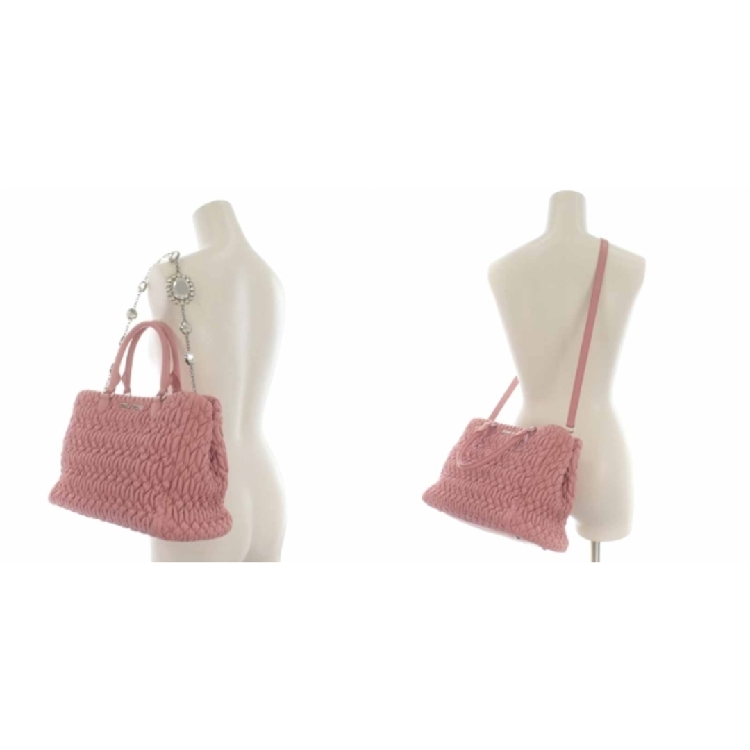 MIU MIU - ミュウミュウ ナッパ クリスタル ハンドバッグ MIU MIU - ミュウミュウ ナッパ クリスタル ハンドバッグ
