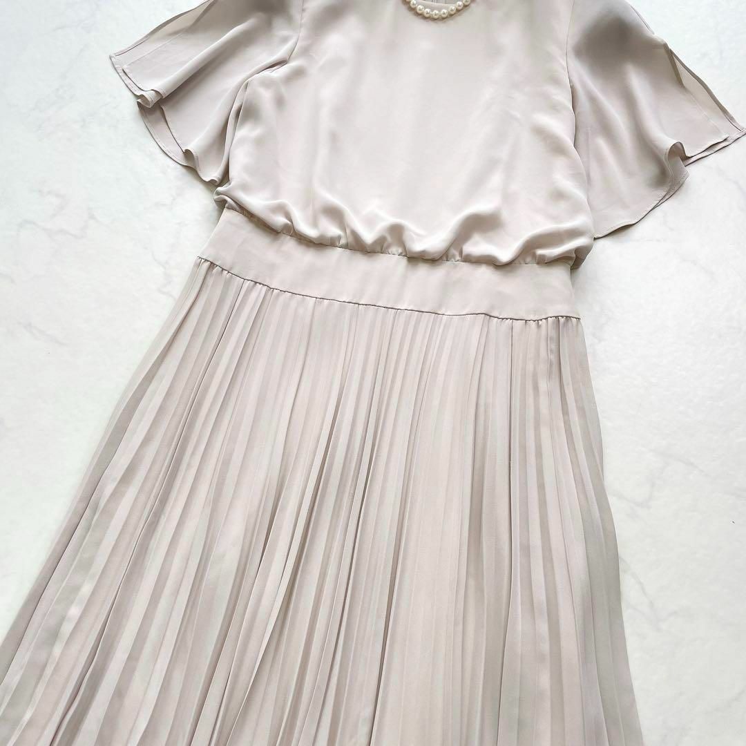 ANAYI】ソフトツイルプリーツワンピース フレア袖 結婚式 二次会 36 ANAYI】ソフトツイルプリーツワンピース フレア袖 結婚式 二次会 36