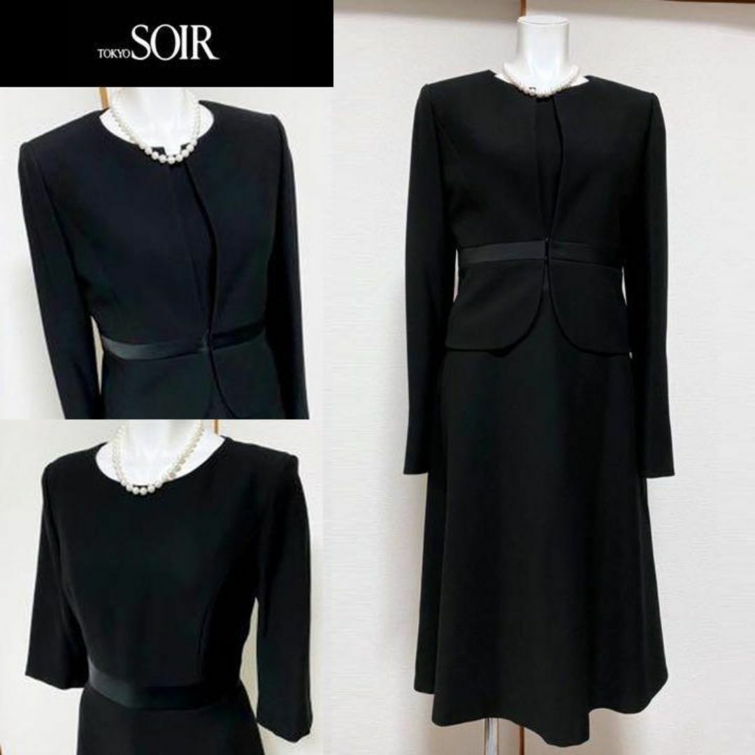 ◇【美品】ソーシャルタイム 東京ソワール 高級喪服礼服 11号 ◇【美品】ソーシャルタイム 東京ソワール 高級喪服礼服 11号
