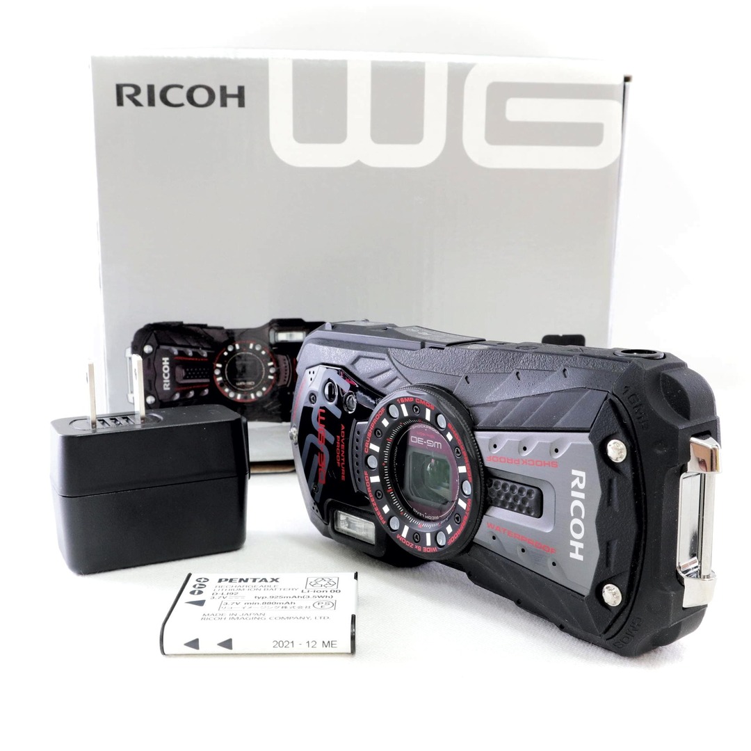 新品級》 防水 デジタルカメラ RICOH WG-30 CALSモード エボニー 新品級》 防水 デジタルカメラ RICOH WG-30 CALSモード エボニー