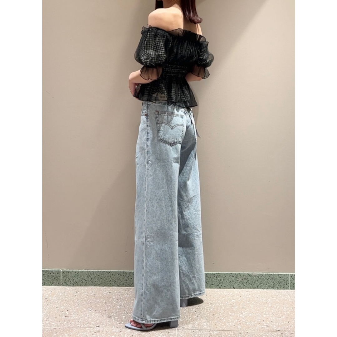 SNIDEL - 【正規品】snidel ギャザーフリルオフショルブラウス SNIDEL - 【正規品】snidel ギャザーフリルオフショルブラウス