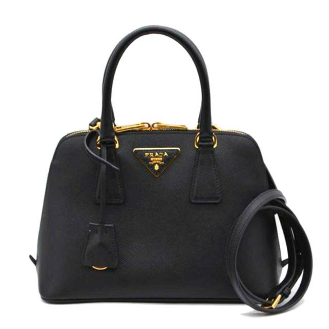 PRADA - PRADA プラダ/サフィアーノルクス2wayレザーハンド/ネロ PRADA - PRADA プラダ/サフィアーノルクス2wayレザーハンド/ネロ