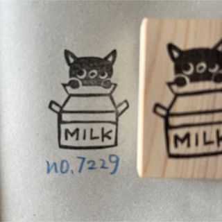 スタンプ　No. 7229ミルクタンクから子犬(各種パーツ)