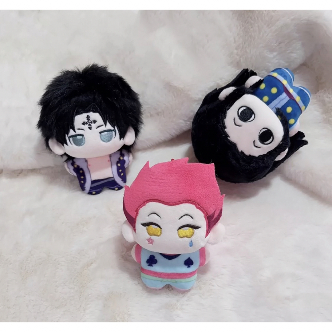 ☆HUNTER × HUNTER 10cm ぬいぐるみ クロロ・ヒソカ・イルミの ☆HUNTER × HUNTER 10cm ぬいぐるみ クロロ・ヒソカ・イルミの