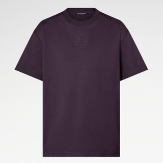 ルイヴィトン(LOUIS VUITTON)のエンボス　コットンtシャツ(Tシャツ/カットソー(半袖/袖なし))