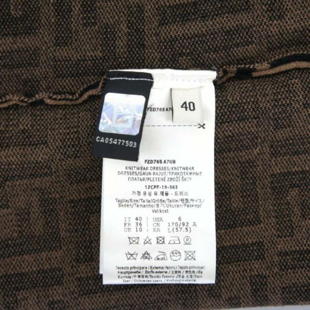 FENDI - FENDI フェンディ/ズッカ柄ワンピース/FZD765 A7UB/A FENDI - FENDI フェンディ/ズッカ柄ワンピース/FZD765 A7UB/A