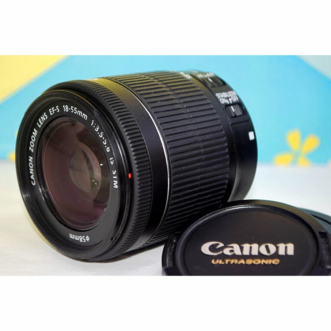 ☆極美品☆キヤノン 思いがけなかっ 手ブレ補正付きレンズ EF-S 18- ☆極美品☆キヤノン 思いがけなかっ 手ブレ補正付きレンズ EF-S 18-