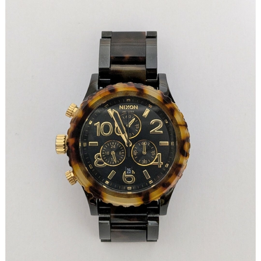 NIXON ニクソン THE 42-20 CHRONO クロノ 電池式 べっ甲 NIXON ニクソン THE 42-20 CHRONO クロノ 電池式 べっ甲