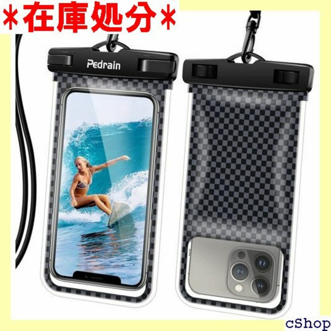 スマホ 防水ケース 指紋認証・顔認証・水に浮く IPX き 温泉など適用 159 スマホ/家電/カメラのスマホ/家電/カメラ その他(その他)の商品写真