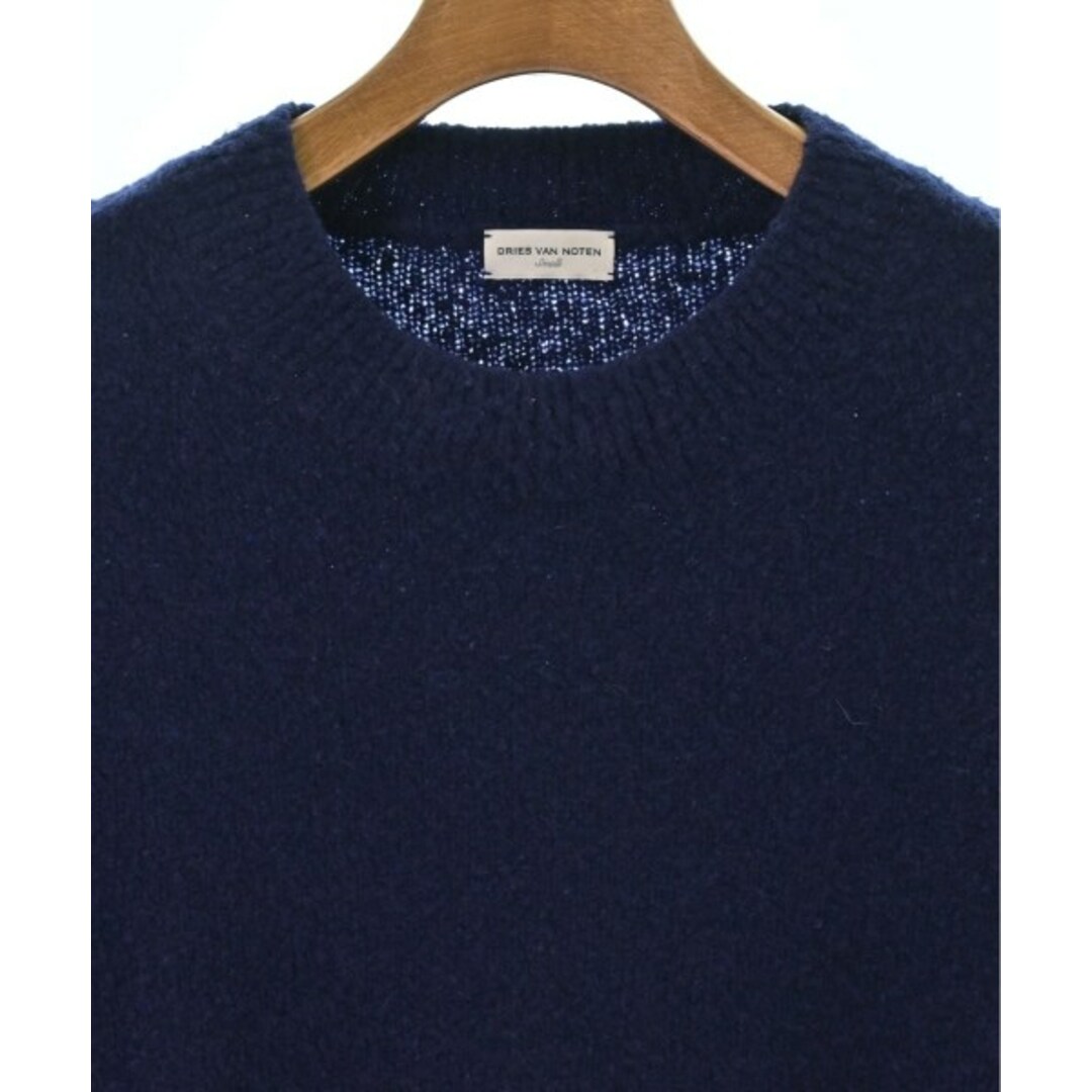 DRIES VAN NOTEN ドリスヴァンノッテン ニット・セーター S 紺 DRIES VAN NOTEN ドリスヴァンノッテン ニット・セーター S 紺