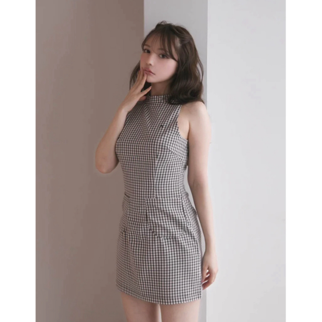 アンドマリーワンピースNatalie check mini dress(ANDMARY アンドマリーワンピースNatalie check mini dress(ANDMARY