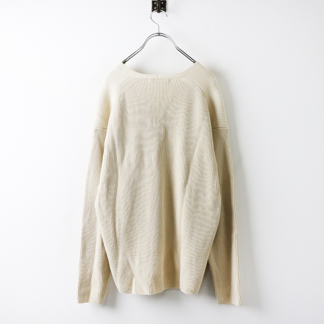 オーラリー AURALEE UPER HARD TWIST RIB KNIT V-NECK Vネック オーラリー AURALEE UPER HARD TWIST RIB KNIT V-NECK Vネック