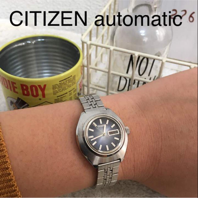 CITIZEN(シチズン)のCITIZENシチズンautomaticオートマティック17J腕時計 レディースのファッション小物(腕時計)の商品写真