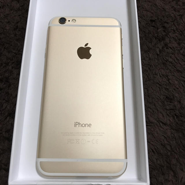 iPhone6 128 ゴールド - スマートフォン本体