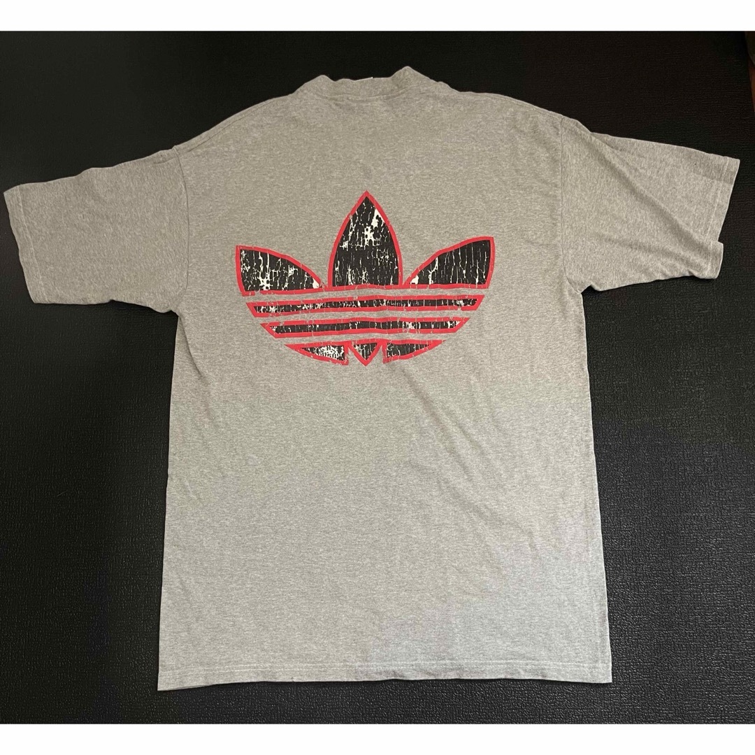 adidas - 90s adidas 刺繍万国旗タグ USA製 トレフォイル Tee adidas - 90s adidas 刺繍万国旗タグ USA製 トレフォイル Tee