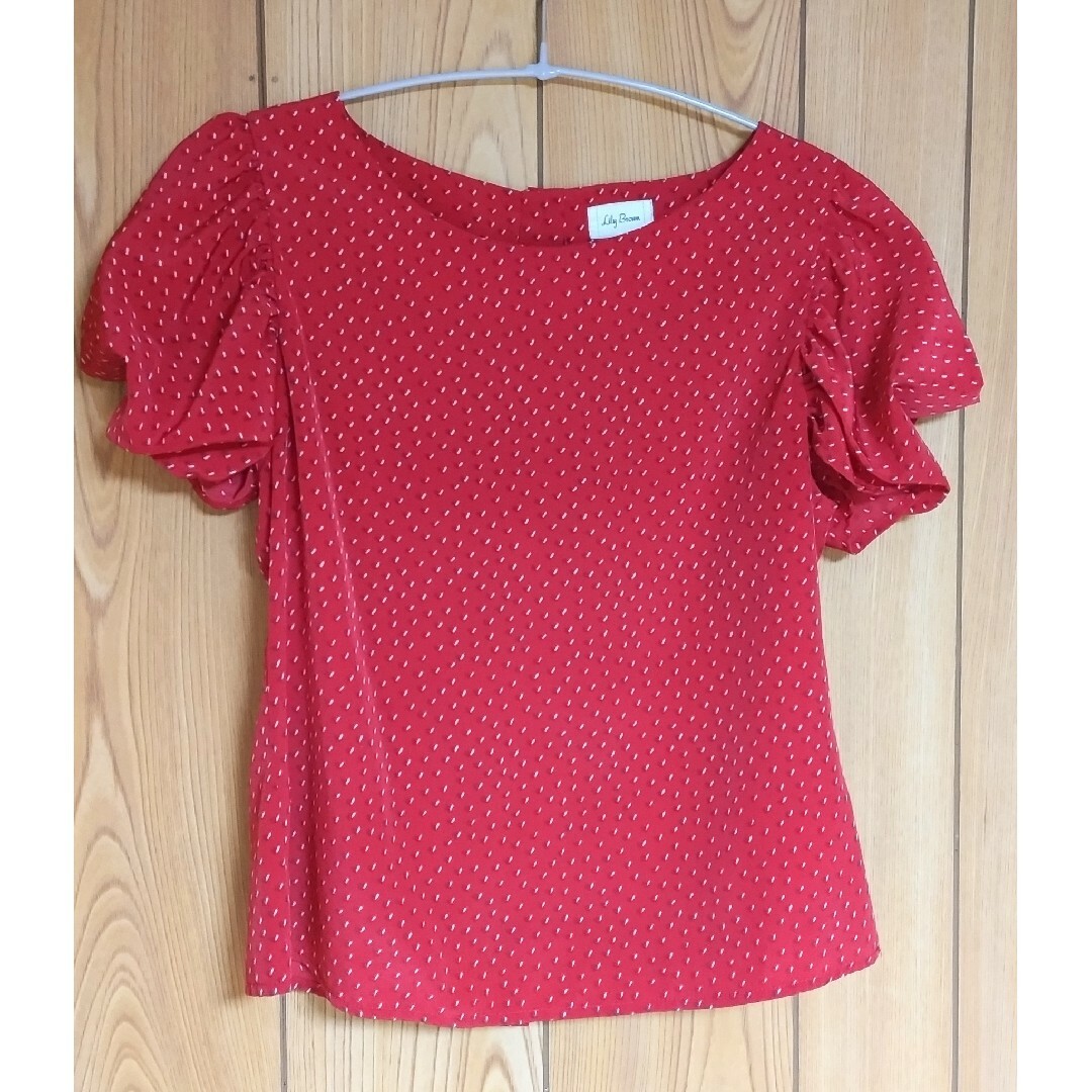 Lily Brown(リリーブラウン)の美品❣ Lilly Brown 半袖ブラウス レディースのトップス(シャツ/ブラウス(半袖/袖なし))の商品写真