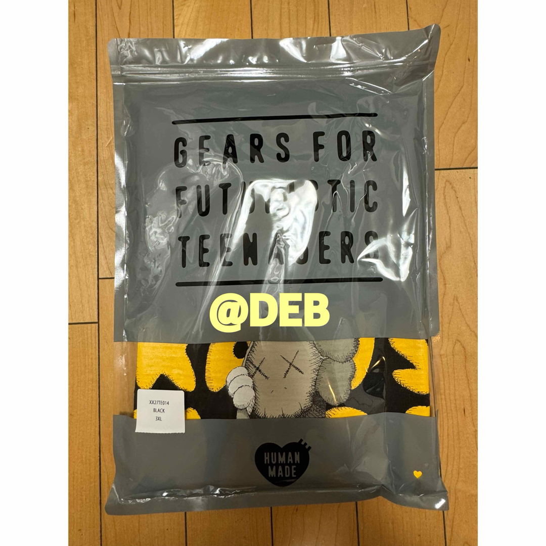 HUMAN MADE - HUMAN MADE KAWS GRAPHIC T-SHIRT #1 黒 3XLの通販 HUMAN MADE - HUMAN MADE KAWS GRAPHIC T-SHIRT #1 黒 3XLの通販