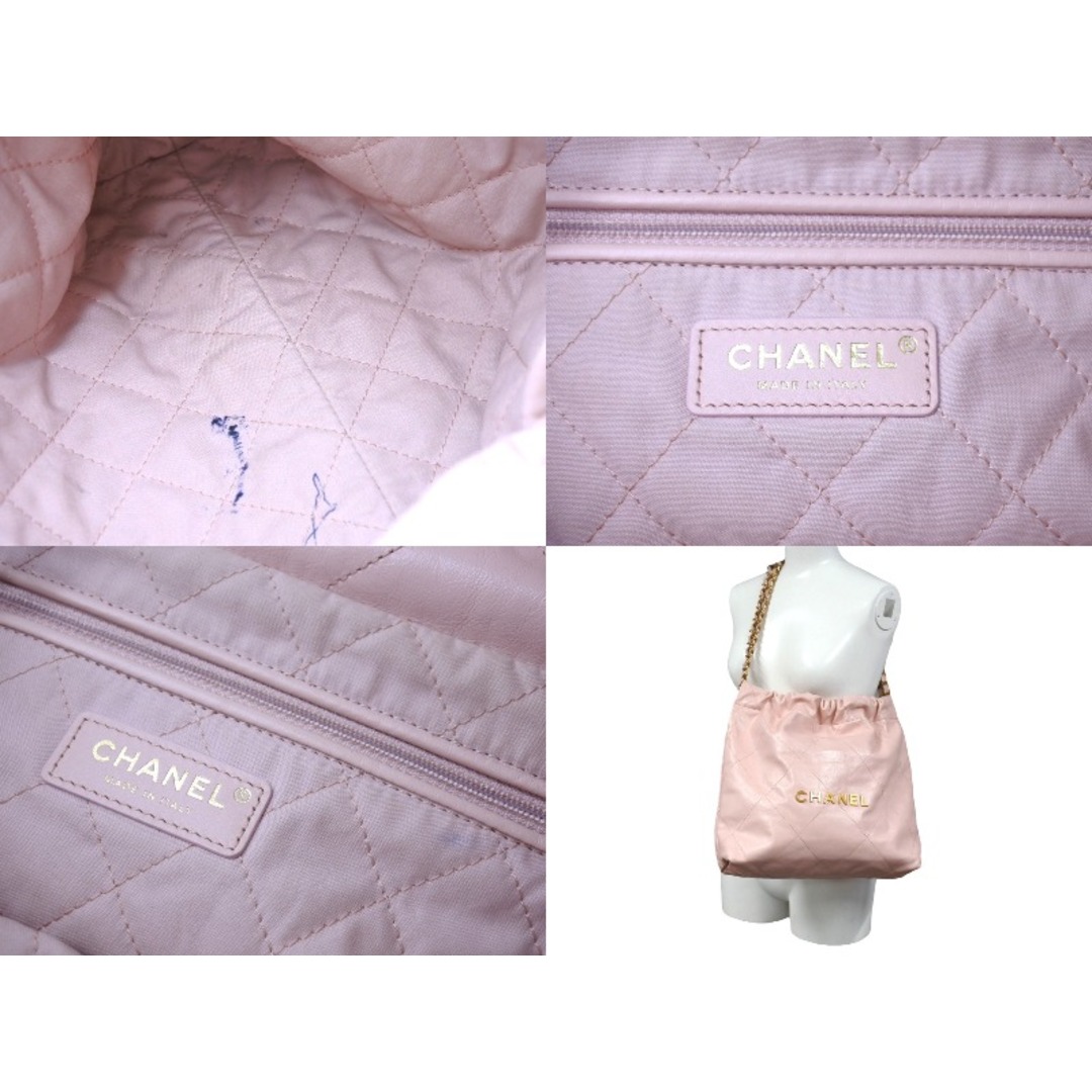 CHANEL - CHANEL22 シャネル ハンドバッグ チェーンショルダー CHANEL - CHANEL22 シャネル ハンドバッグ チェーンショルダー