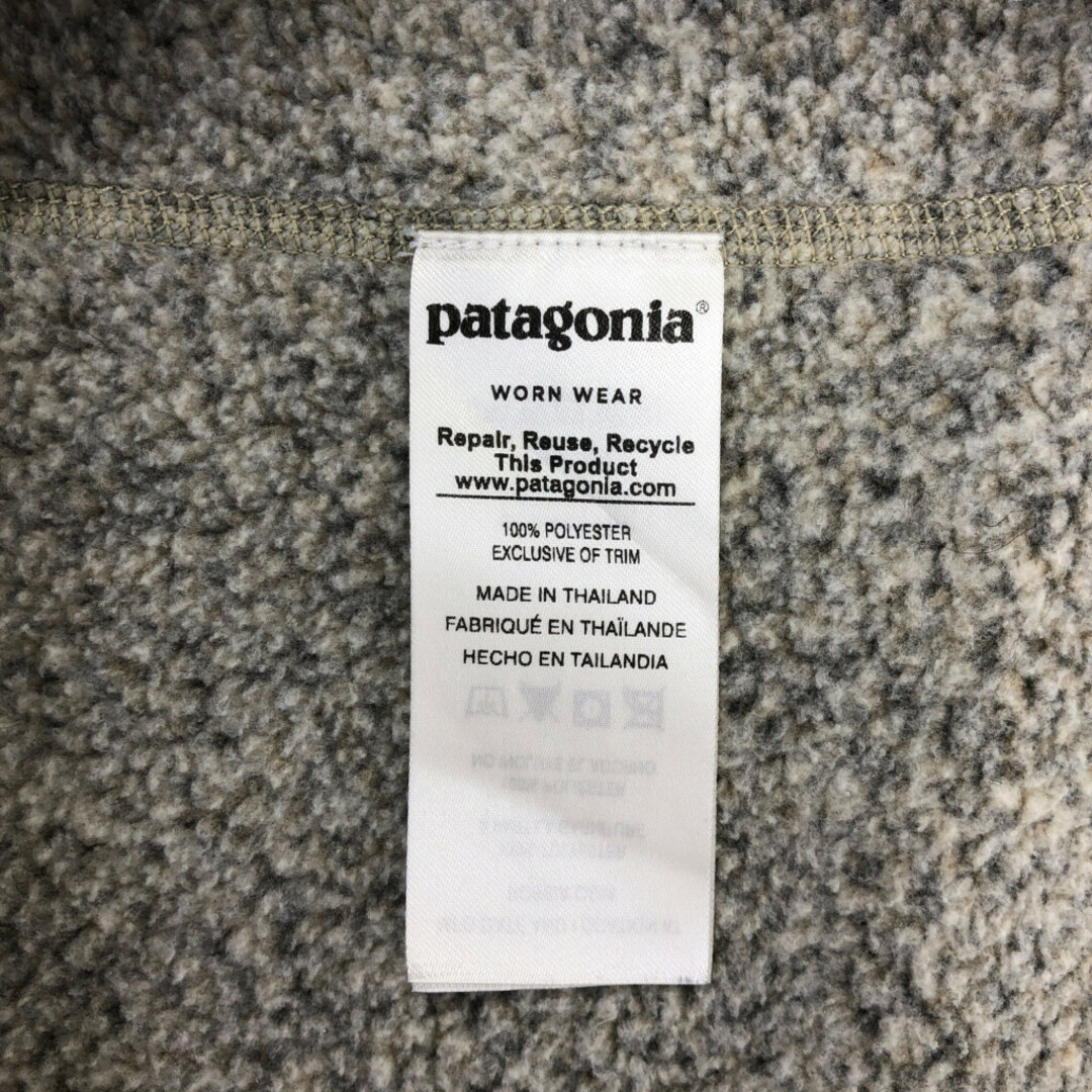 patagonia(パタゴニア)のpatagonia パタゴニア ハーフジップ ベターセーター フリースジャケット アウトドア 大きいサイズ ブラウン (メンズ XXL) 中古 古着 R1248 メンズのジャケット/アウター(その他)の商品写真