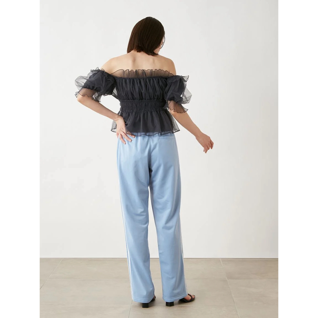 SNIDEL - 【正規品】snidel ギャザーフリルオフショルブラウス SNIDEL - 【正規品】snidel ギャザーフリルオフショルブラウス