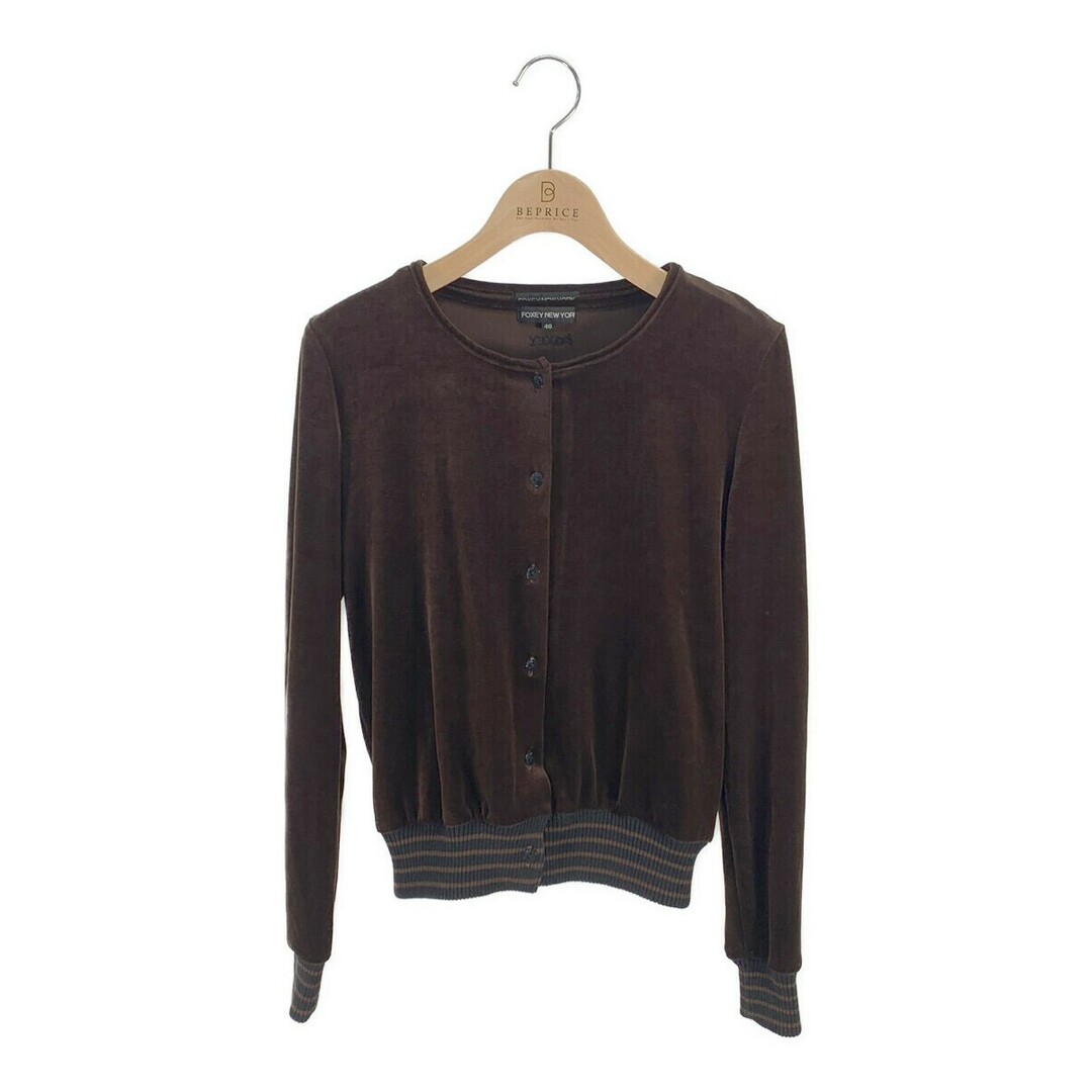 FOXEY NEW YORK - フォクシーニューヨーク アンサンブル ベロア FOXEY NEW YORK - フォクシーニューヨーク アンサンブル ベロア