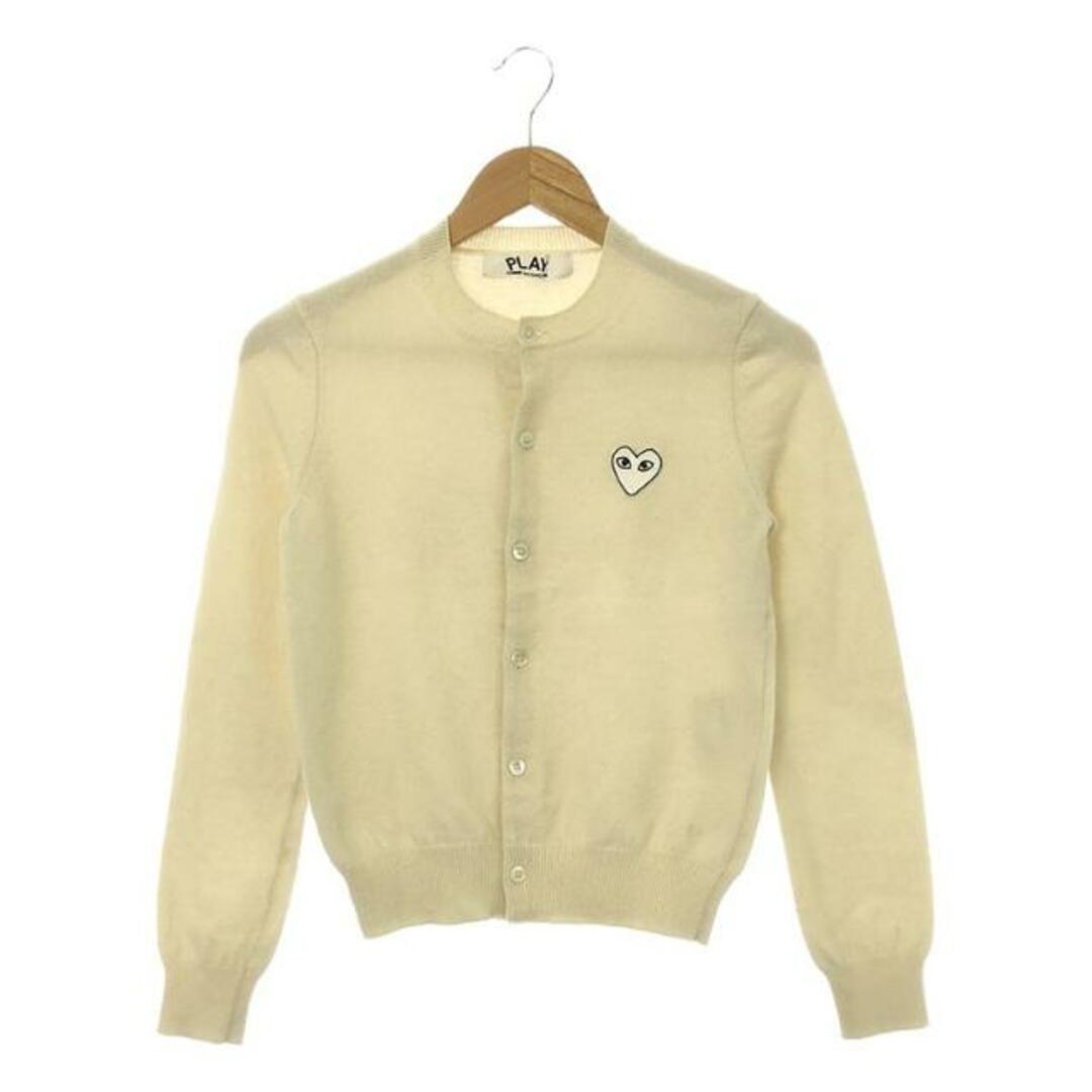 COMME des GARCONS】PLAY ハートロゴ カーディガン S|長袖 COMME des GARCONS】PLAY ハートロゴ カーディガン S|長袖