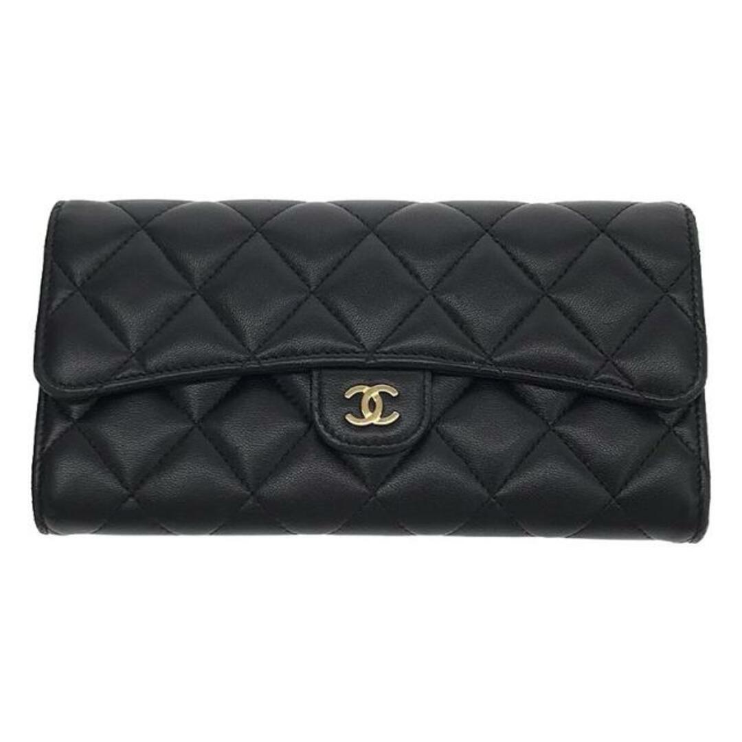 CHANEL / シャネル | マトラッセ ラムスキン レザー ココマーク CHANEL / シャネル | マトラッセ ラムスキン レザー ココマーク