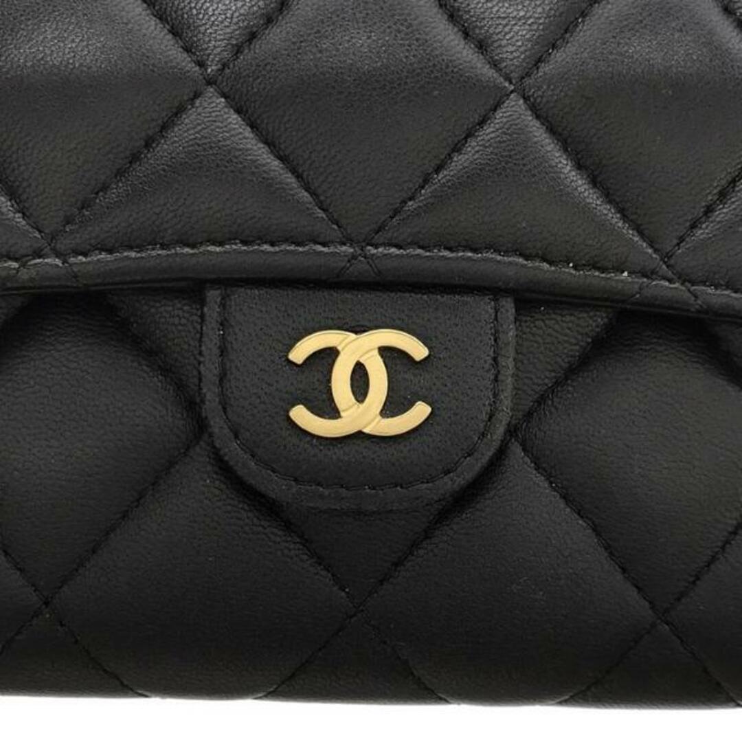 CHANEL / シャネル | マトラッセ ラムスキン レザー ココマーク CHANEL / シャネル | マトラッセ ラムスキン レザー ココマーク
