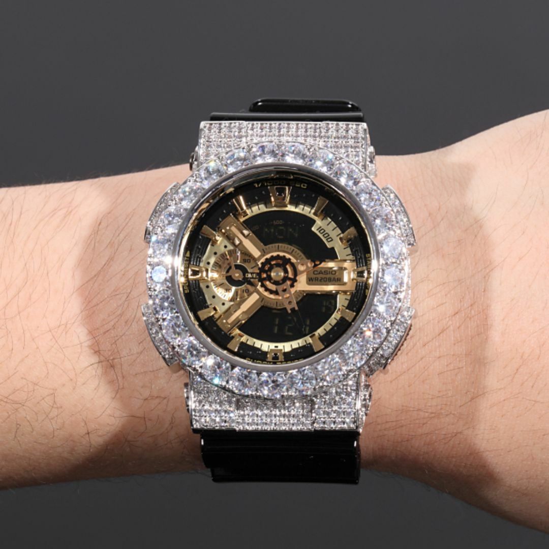 G-SHOCK - G-SHOCK カスタム ゴールド文字盤 x ホワイトゴールド G-SHOCK - G-SHOCK カスタム ゴールド文字盤 x ホワイトゴールド