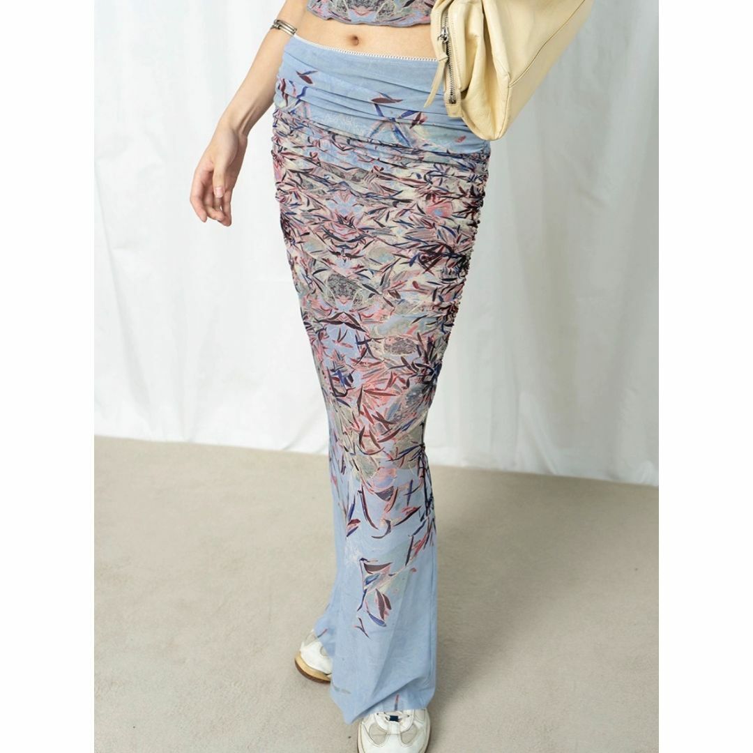 Acne Studios 花柄タイトスカート