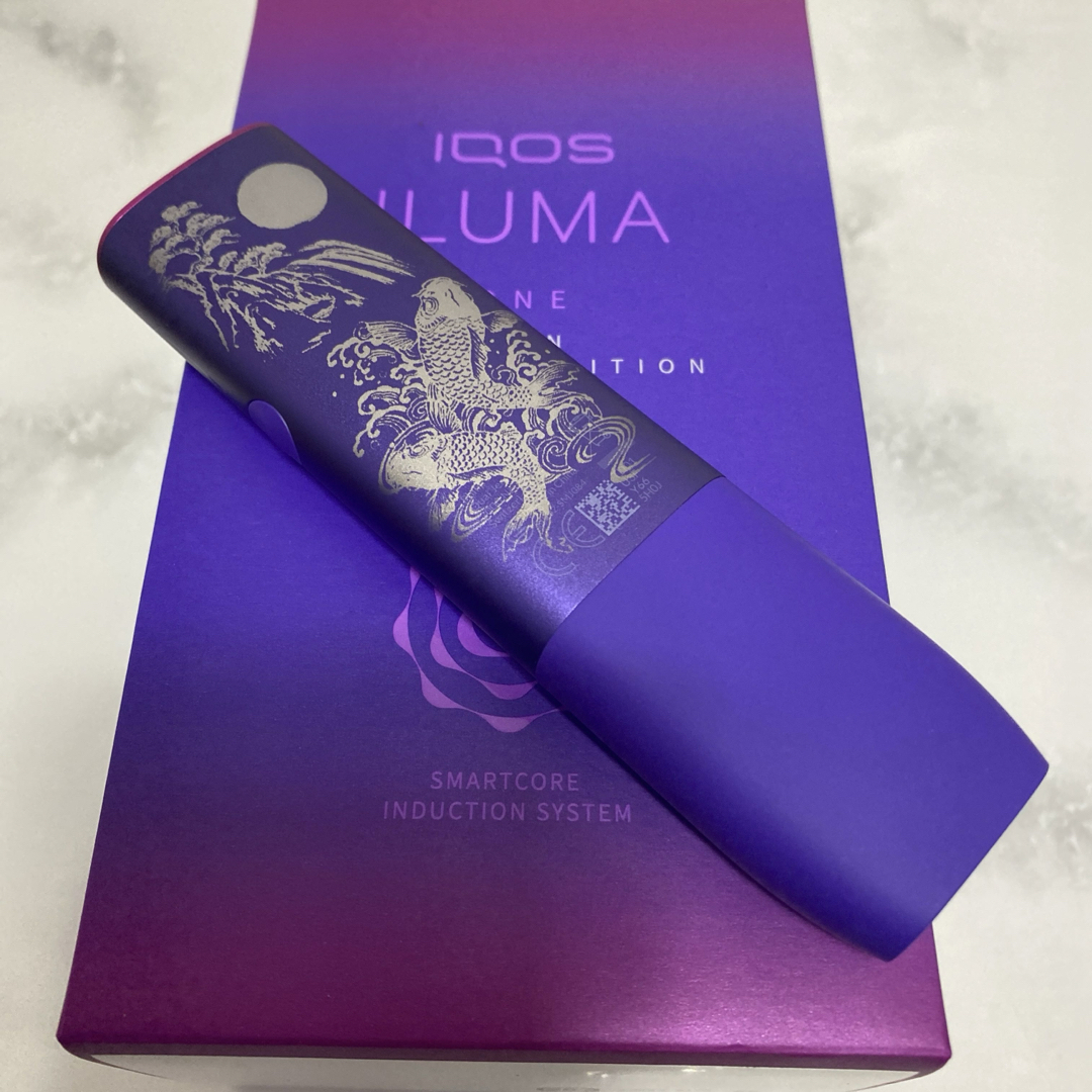 IQOS - iQOS ILUMA ONE イルマ ワン レーザー加工 鯉 滝登り IQOS - iQOS ILUMA ONE イルマ ワン レーザー加工 鯉 滝登り