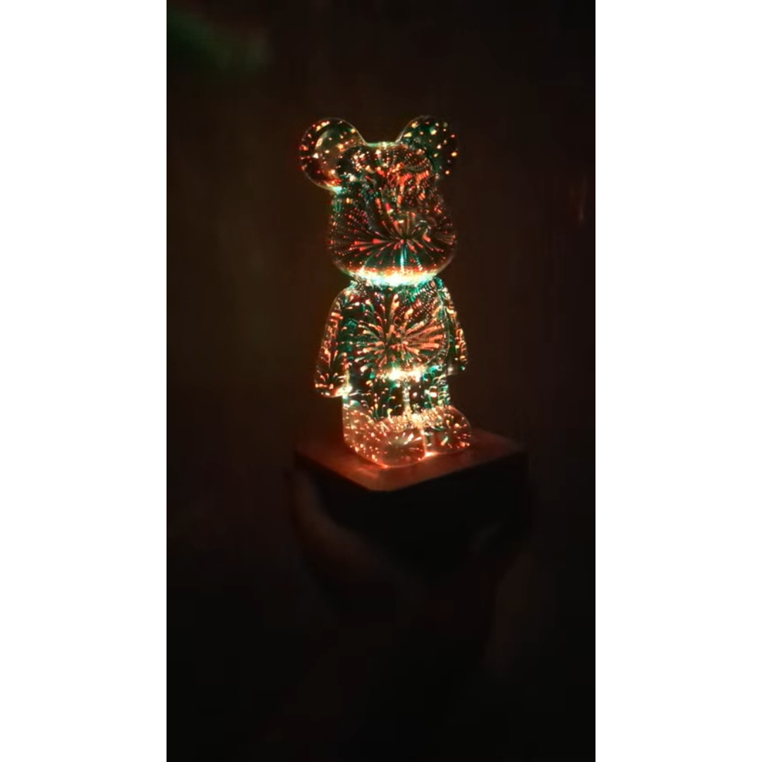 クマ ライト☆カラフル☆ルームライト☆3D☆花火☆7色に変化 クマ ライト☆カラフル☆ルームライト☆3D☆花火☆7色に変化