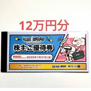 ヴィレッジヴァンガード株主優待12万円分　キャラクターシール(その他)