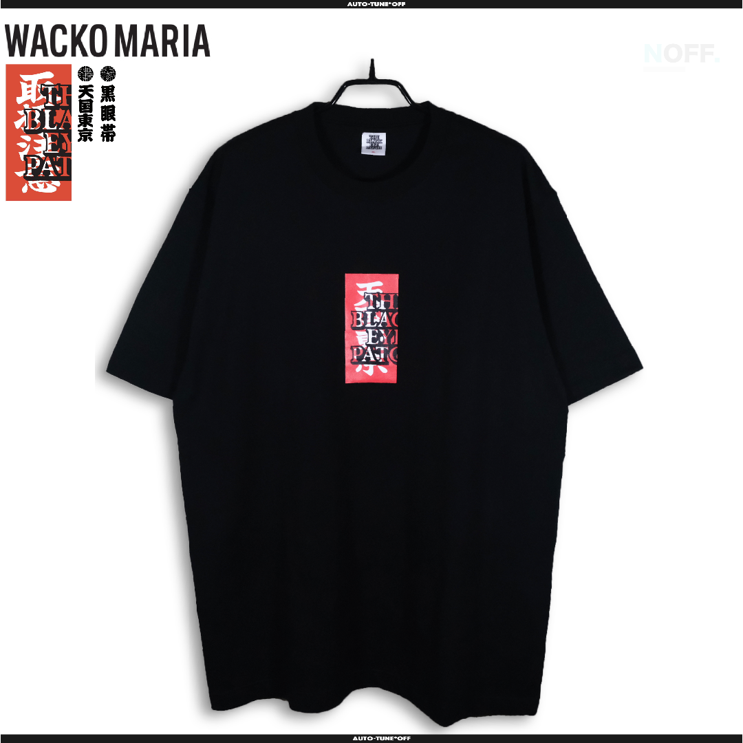 WACKO MARIA - WACKO MARIA ブラックアイパッチ 天国東京ロゴ 限定Tシャツ 黒XL