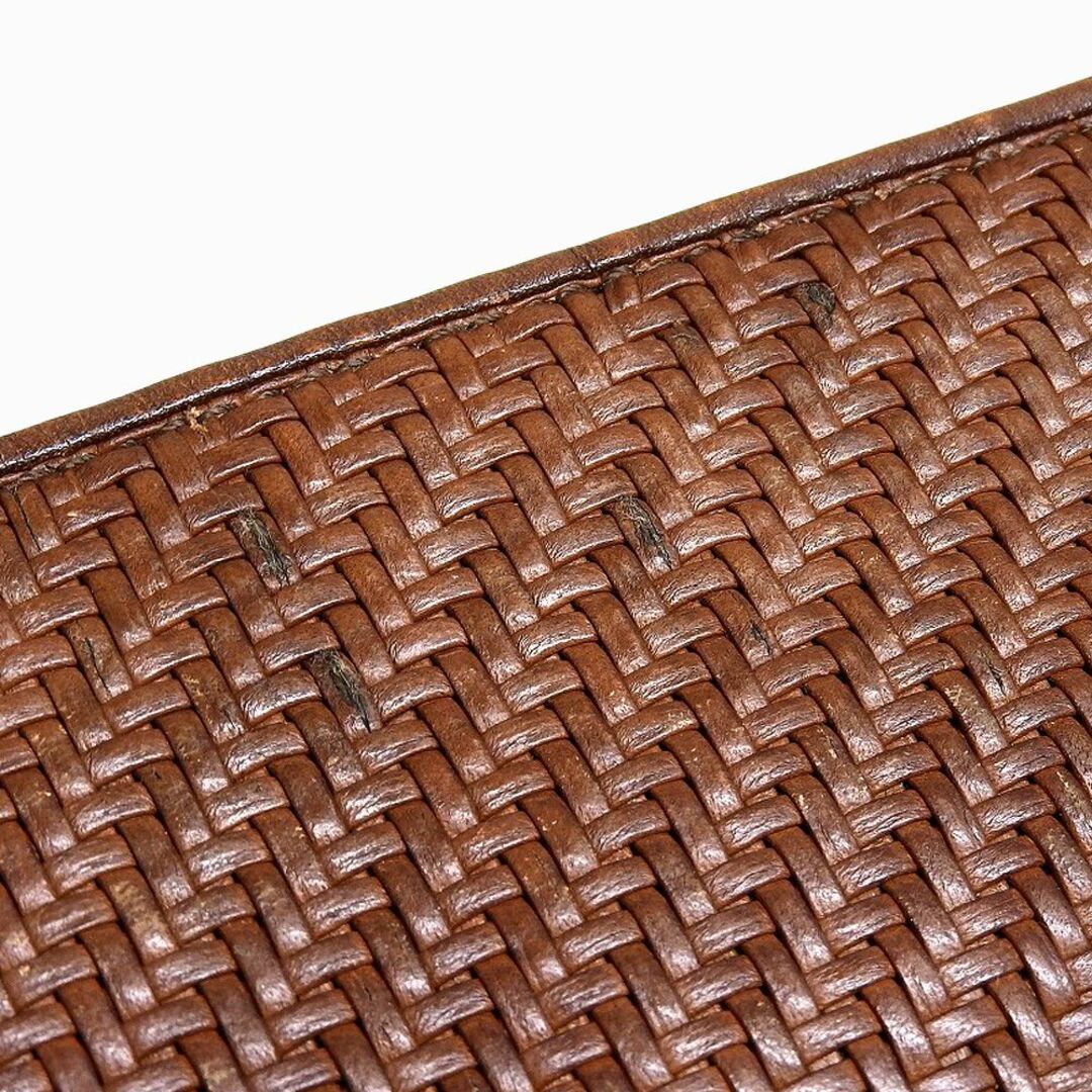 Ermenegildo Zegna(エルメネジルドゼニア)の美品 ゼニア Ermenegildo Zegna 現行レザータグ レザー イントレチャート ビジネス クラッチ バッグ ポーチ ストラップ付 メンズ 旅 ゴルフ メンズのバッグ(セカンドバッグ/クラッチバッグ)の商品写真