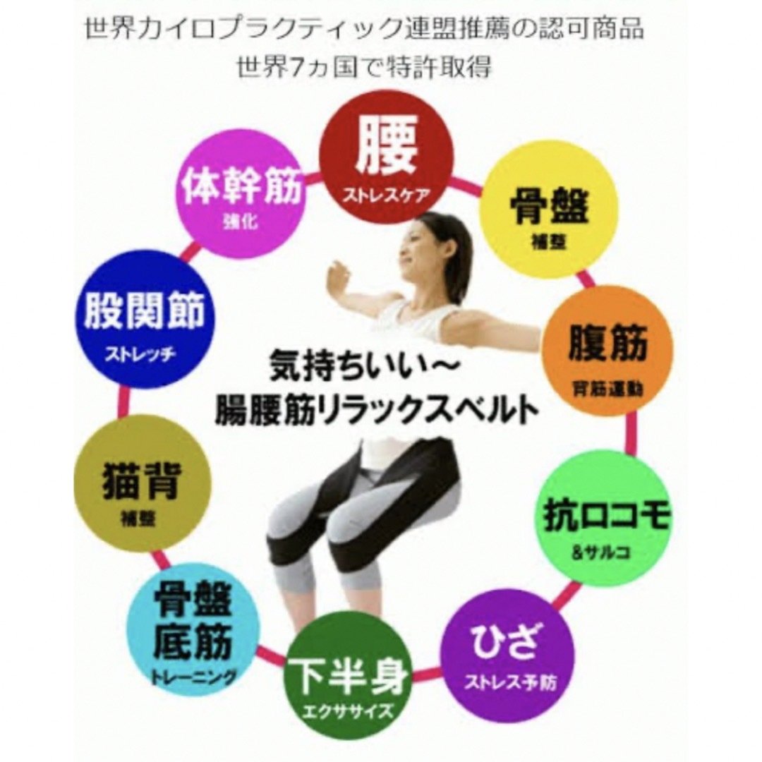 #値下げ 【正規品】ラクナール 腸腰筋 腰椎前弯サポート リラックスベルト 値下げ 【正規品】ラクナール 腸腰筋 腰椎前弯サポート
