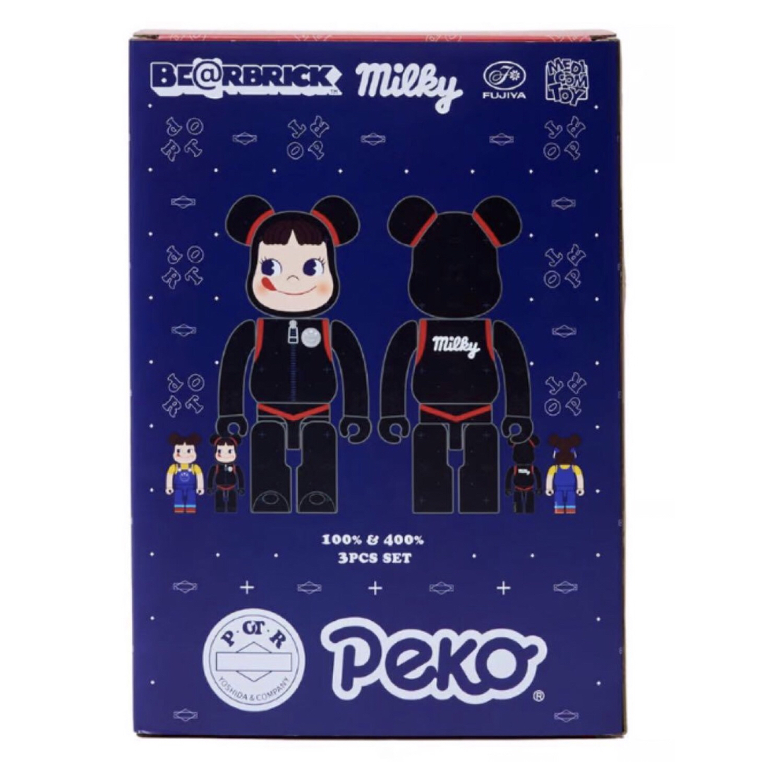BE@RBRICK POTR ペコちゃん 100% & 400% 3体セット BE@RBRICK POTR ペコちゃん 100% & 400% 3体セット