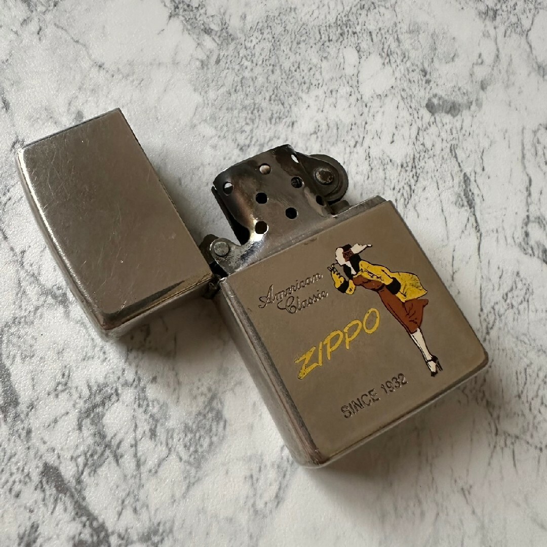 ZIPPO - ZIPPO Windy silver plate ウィンディ シルバープレート ZIPPO - ZIPPO Windy silver plate ウィンディ シルバープレート