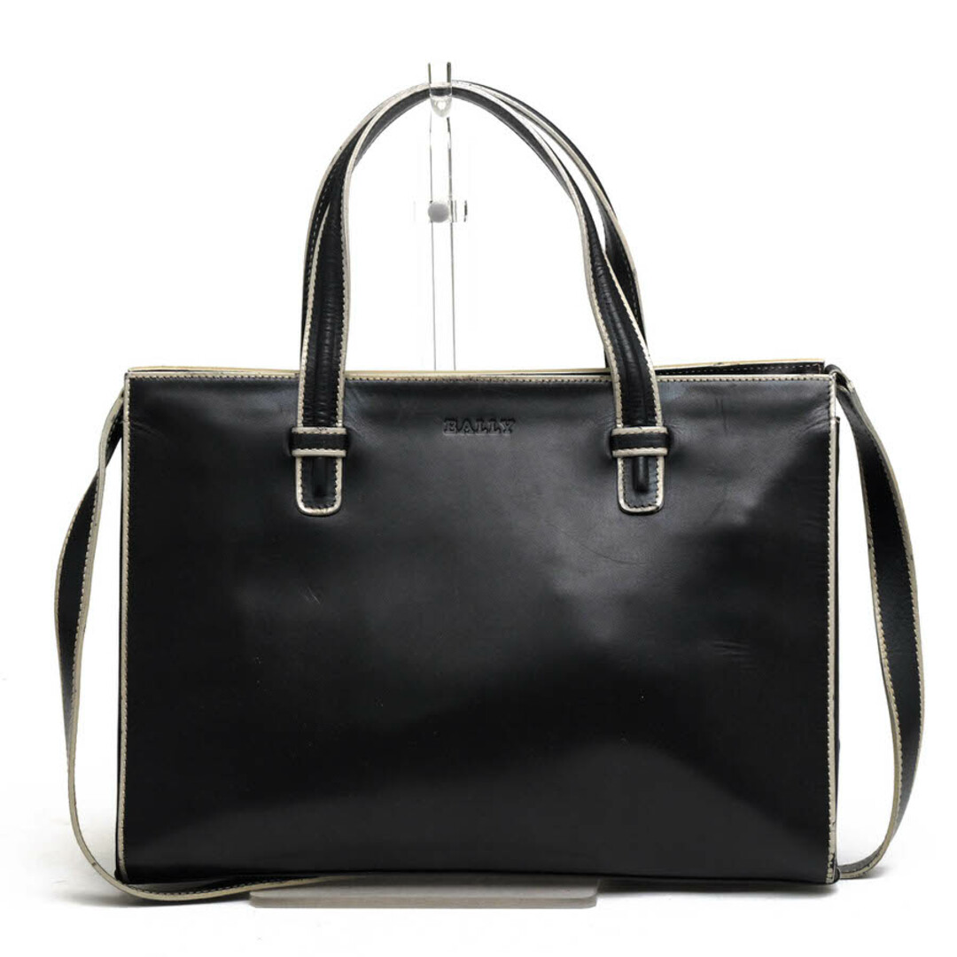 BALLY バリー レザー 本革 ショルダーバッグ トートバッグ 白 BALLY バリー レザー 本革 ショルダーバッグ トートバッグ 白